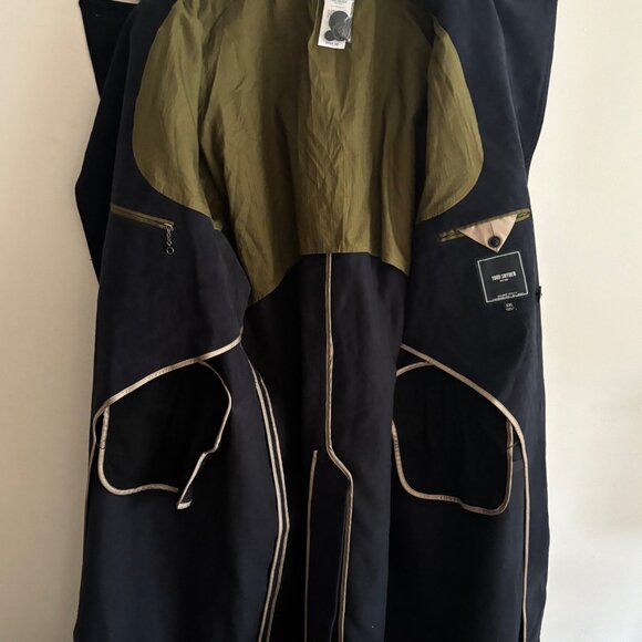 BNWT USD$998 Todd Snyder Double Breasted Moleskin Overcoat- Midnight Navy — XXL - Picture 13 of 16